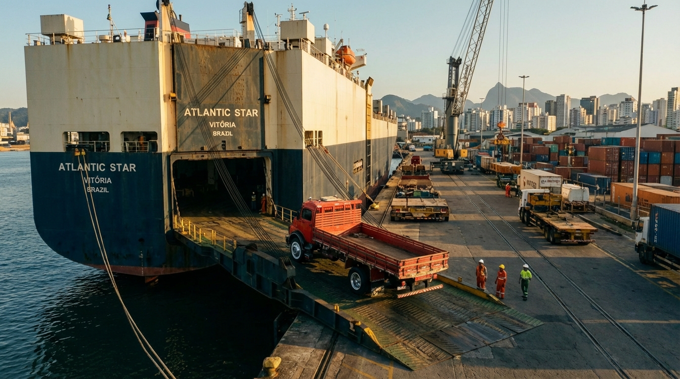 Gigantes del Mar: Operación RoRo de Vitória a Newark